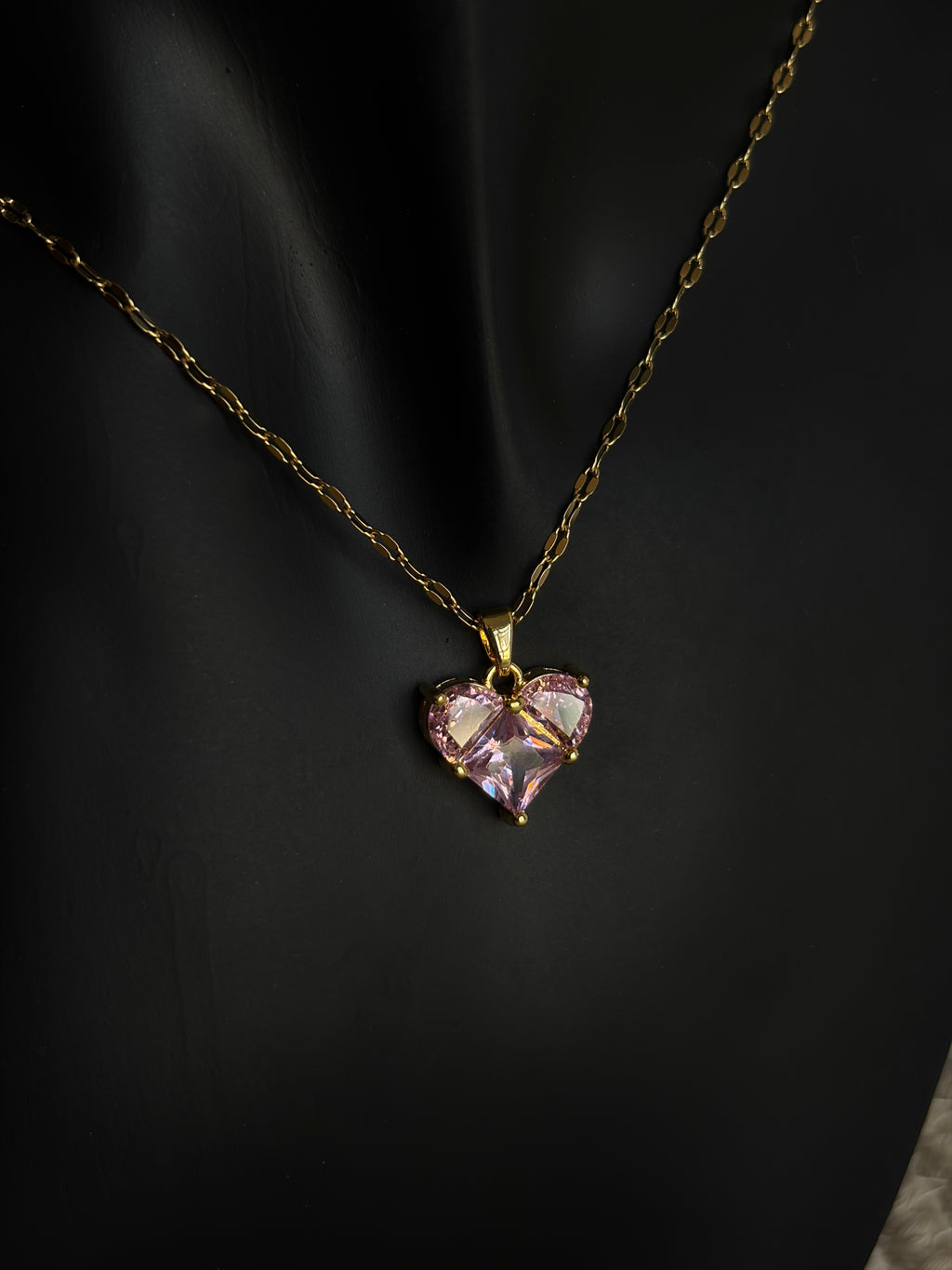 The Blush Heart Necklace