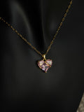 The Blush Heart Necklace