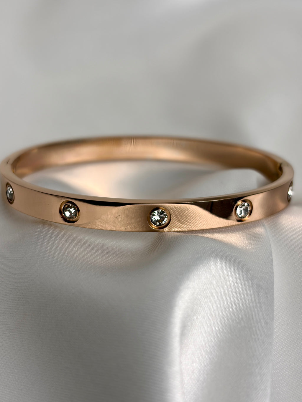 The Aurora Diamond Bracelet - Rose Gold