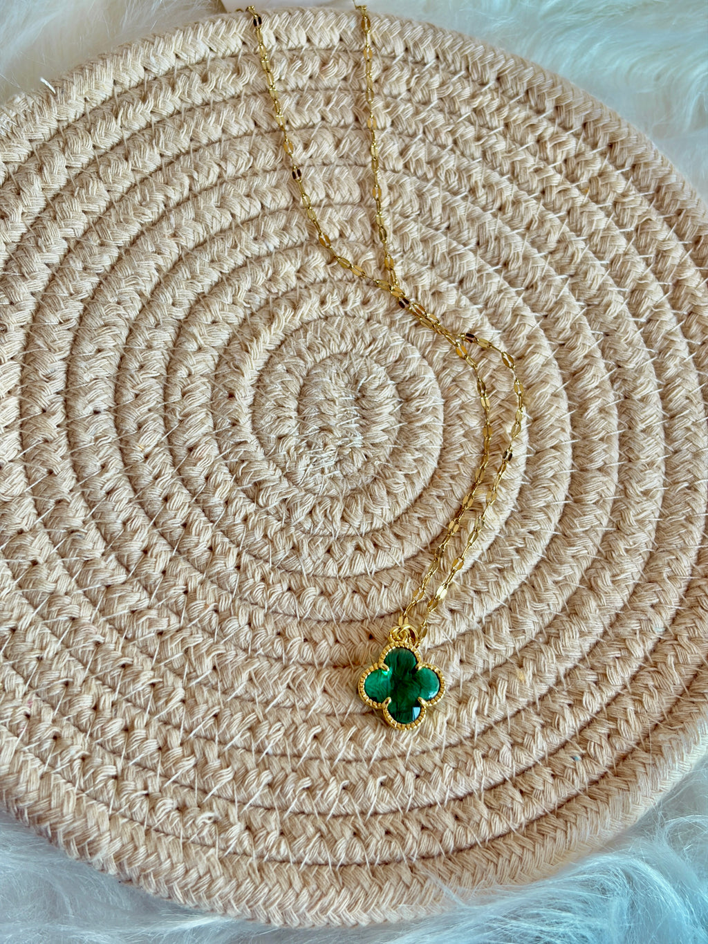 The Emerald Clover Necklace