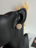 The Heart Pavé Studs
