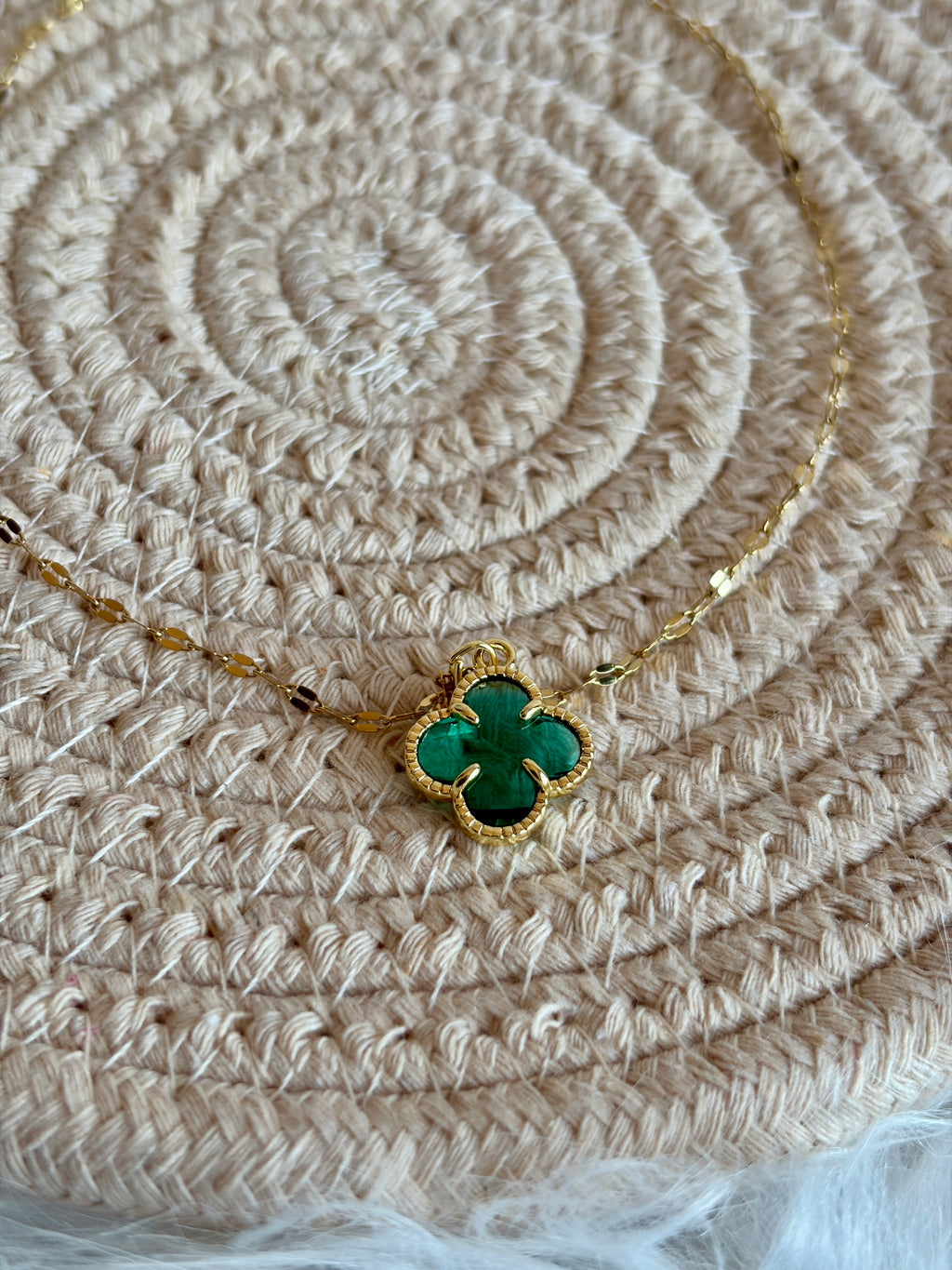 The Emerald Clover Necklace