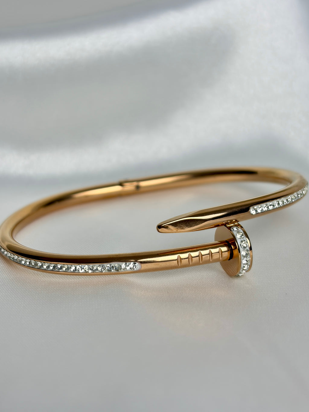 The Aurelia Nail Bracelet - Rose Gold