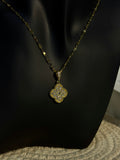 The Solstice Clover Necklace - Gold
