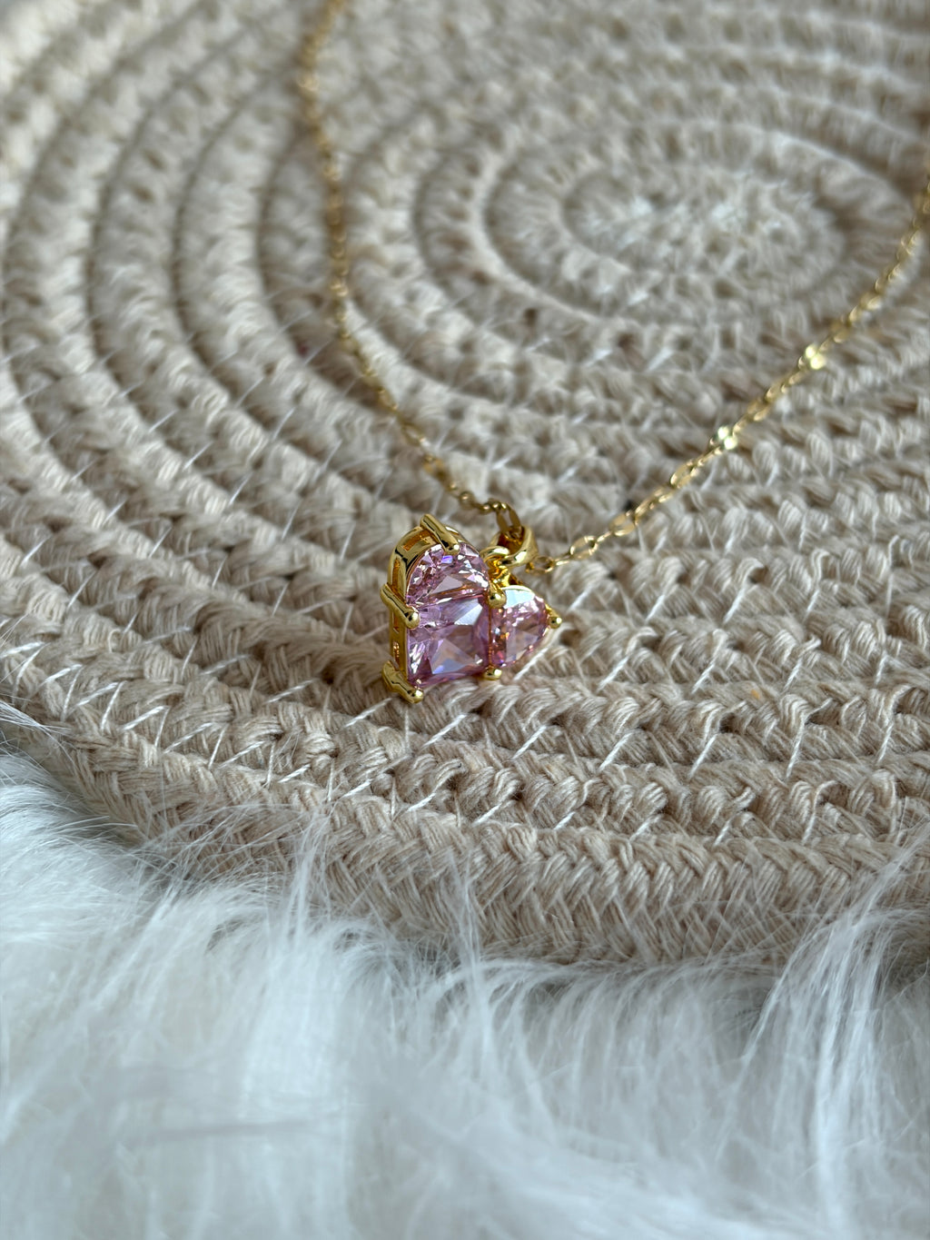 The Blush Heart Necklace