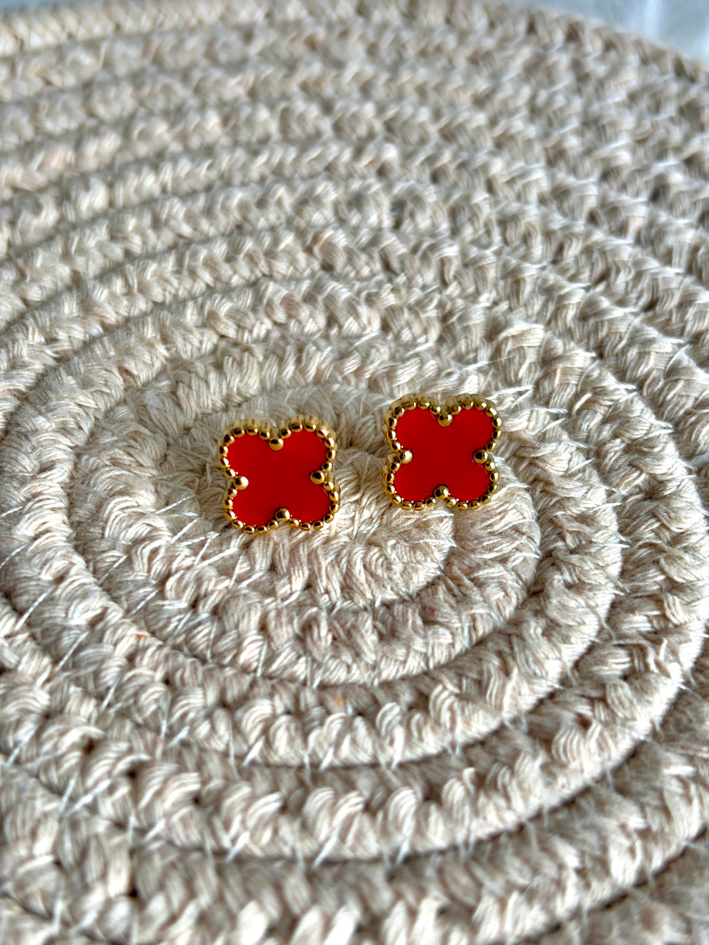 The Scarlet Clover Studs
