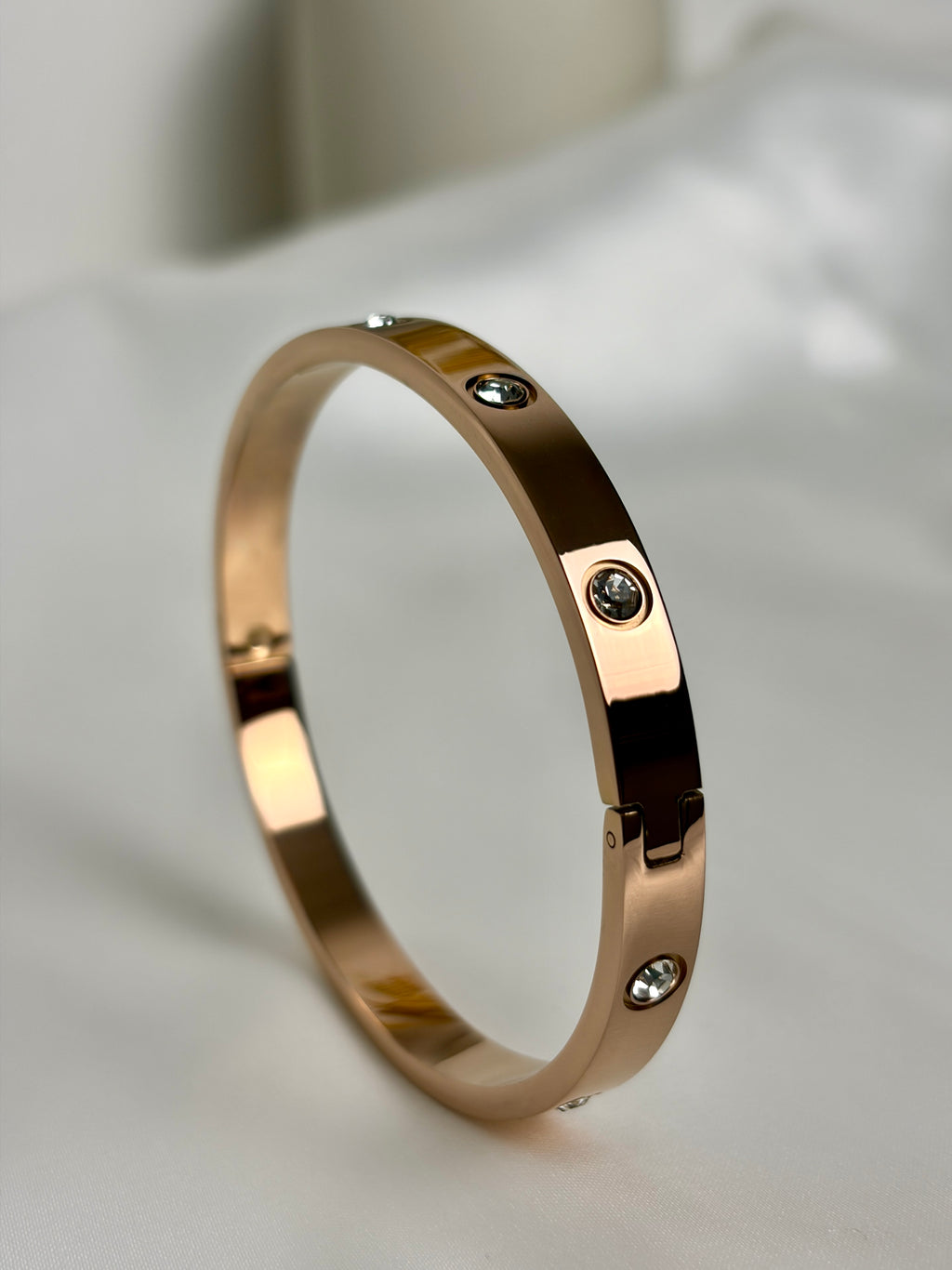 The Aurora Diamond Bracelet - Rose Gold
