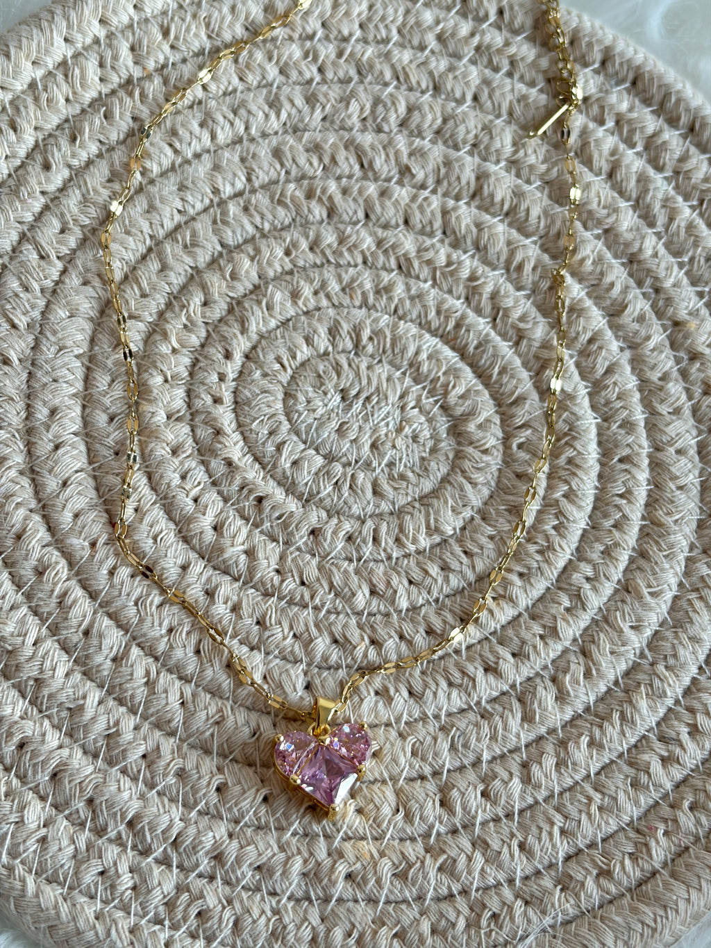 The Blush Heart Necklace