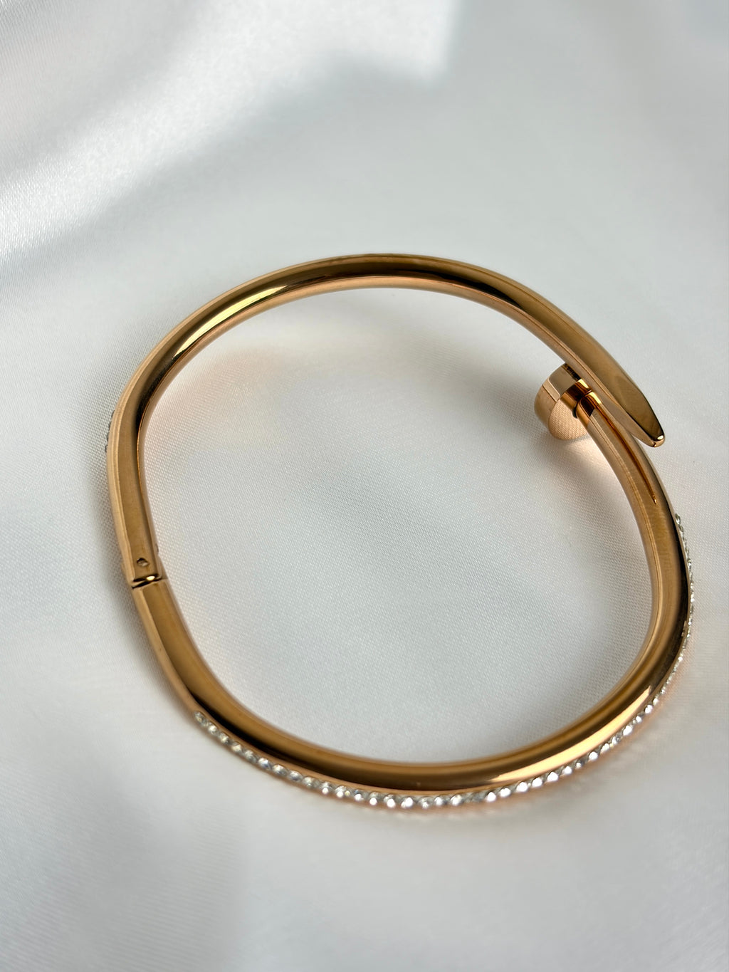 The Aurelia Nail Bracelet - Rose Gold