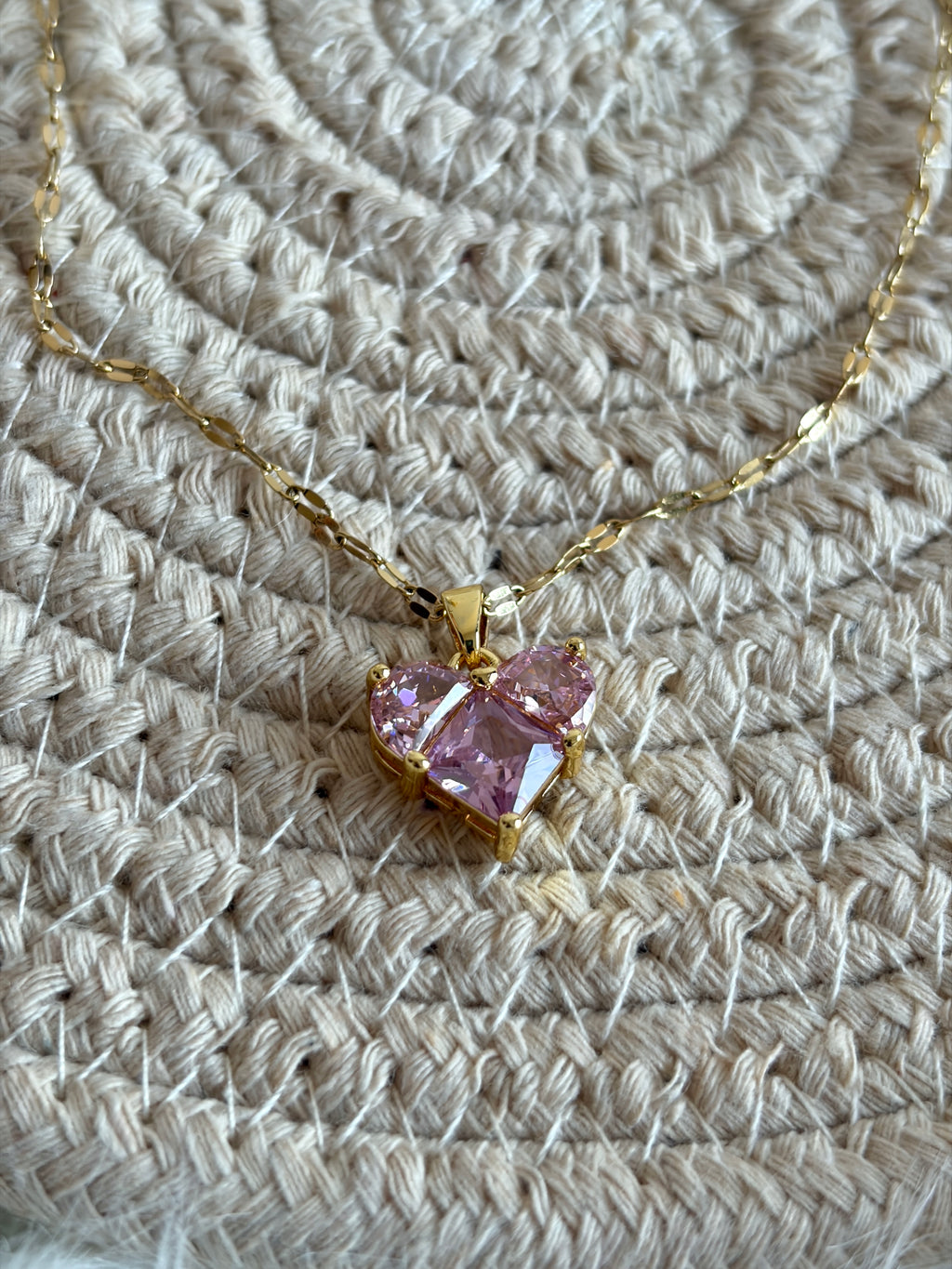 The Blush Heart Necklace